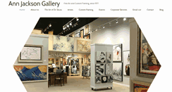 Desktop Screenshot of annjacksongallery.com